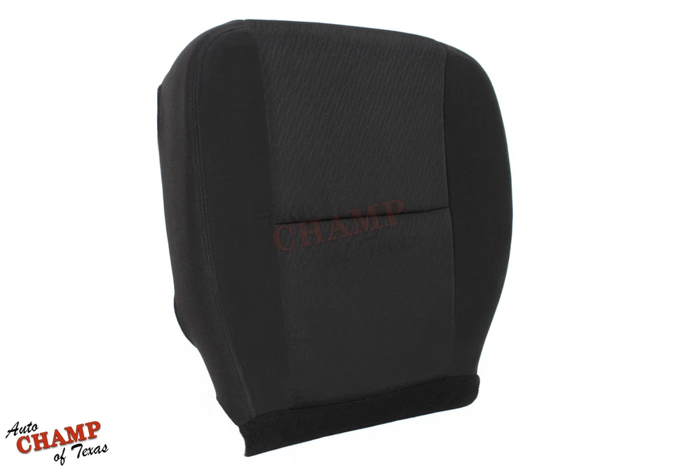 2013 Chevy Silverado 1500 2500 3500 HD-Driver Side Bottom Cloth Seat Cover Black - Image 1 of 4