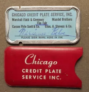 C081 Charge Plate: Chicago Credit Plate Service, Inc. – Marshall Field & Co. – M - Picture 1 of 1