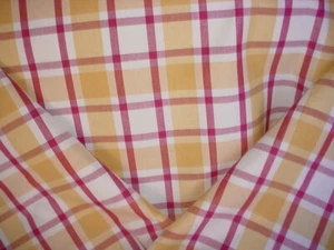 25Y Brunschwig & Fils BR-89755 Jouy Handwoven Cotton Plaid Upholstery Fabric - Picture 1 of 4