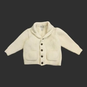 Aran Mor Ireland Button Up Wool Sweater 100% Merino Wool Children's Large - Picture 1 of 10