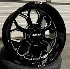 (Set of 4) Built Off-Road BTO-1 Wheels 20x9 8x180 0mm Chevrolet GMC (Open Box) - Picture 1 of 5