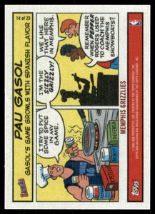 2004-05 Bazooka Comics Pau Gasol #14