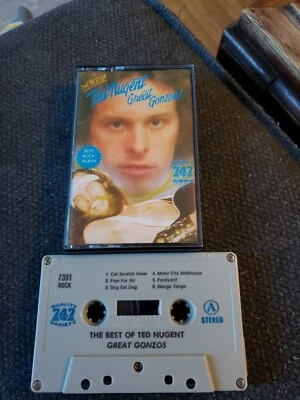 Ted Nugent Great Gonzos - The Best Of Ted Nugent Music Cassette Import - Image 1 of 2