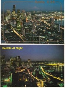 (2) Postales de béisbol, estadio de fútbol americano Seattle Kingdome Mariners #5 - Imagen 1 de 2