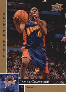2009-10 Upper Deck First Edition Gold Basketball Card #48 Jamal Crawford
