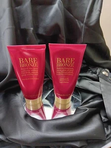 Victoria 's Secret Bare Bronze Pre-Glow Body Scrub / Daily Glow Moisturizer Rare - Picture 1 of 9