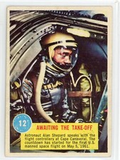 1963 Topps Popsicle Space Card #12 Awaiting the Take-Off HD Scans Sweet Card EX?