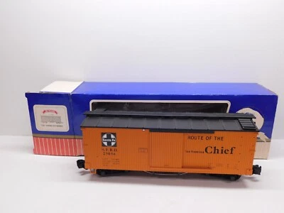 RO Trains G Scale Model Train Santa Fe Box Car #23056 - Image 1 of 4