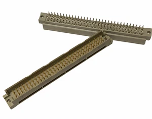 ERNI MR064-081-2 64 Positionen gerader Stift 2-reihig DIN Stecker Stecker Stecker - Bild 1 von 1
