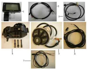 Cable de luz trasero SFM / Sachs De Luxe M P765003600013000 Deluxe M - Imagen 1 de 1