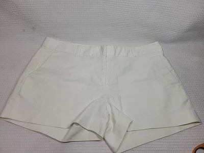 Michael Kors White Stretch Casual Shorts Italy Size 4 - Image 1 of 4