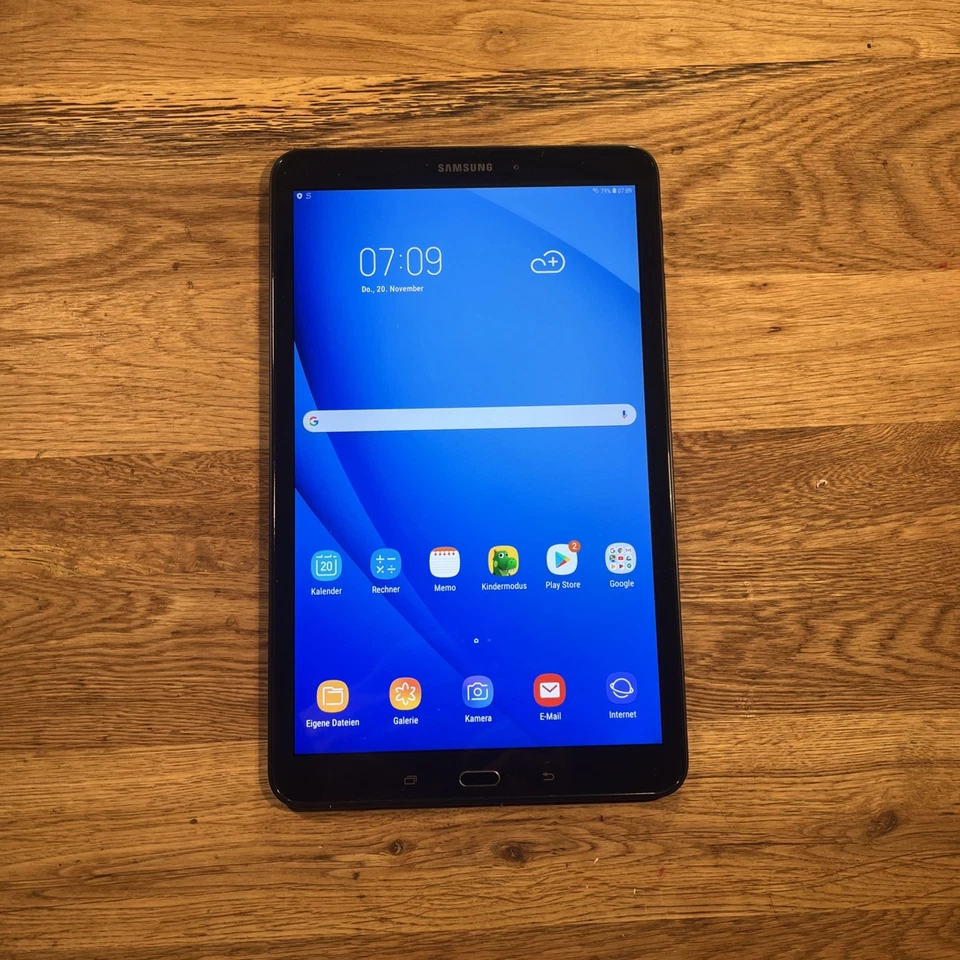 Samsung Galaxy Tab A6 SM-T580 Schwarz  -Top Zustand- - Bild 1 von 4