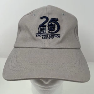 Sombrero de 25 años Loyal Crown & Anchor Society Royal Caribbean correa de crucero bronceado trasero - Imagen 1 de 7