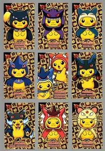 Pikachu Poncho Set Gold Holo Team Rocket Card Database Peru Pokemon Full Set - Picture 1 of 2