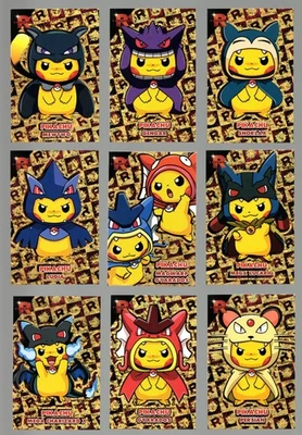 Pikachu Poncho Set Gold Holo Team Rocket Card Database Peru Pokemon Full Set - Image 1 of 2