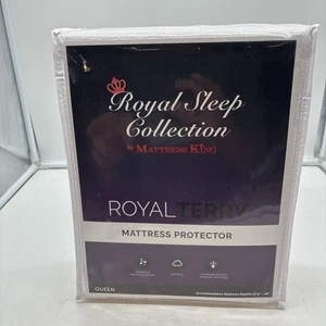 Queen Size Royal Terry Matratzenschoner von Mattress King nagelneu in Tasche - Bild 1 von 8