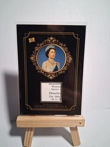 Queen Elizabeth Relic Super Break Pieces of the Past Authentic Historic Document - Picture 1 of 3