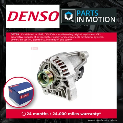 Alternator fits FIAT GRANDE PUNTO 199 1.4 05 to 15 Denso 51700675 51859042 New - Image 1 of 4