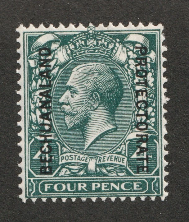 1926 Bechuanaland Protectorate Sc# 102 - Four Pence, KGV. MH Cv$9.00 - Image 1 of 1