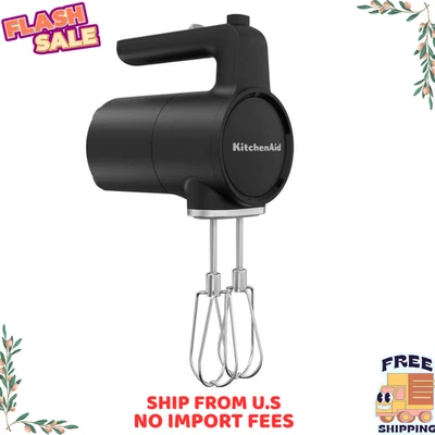 Беспроводной ручной миксер KitchenAid Go с аккумулятором в комплекте KHMR700BM - Изображение 1 из 4