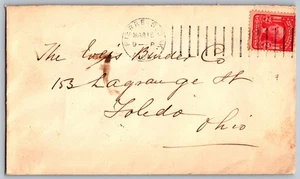 1895 Doremus Machine Cancellation - Pierre, South Dakota - 2c stamp #319 - Picture 1 of 2
