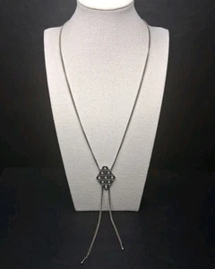 CHAN LUU Sterling Silver 925 Necklace Moonston Circles Pendant. 15.185 - Picture 1 of 9