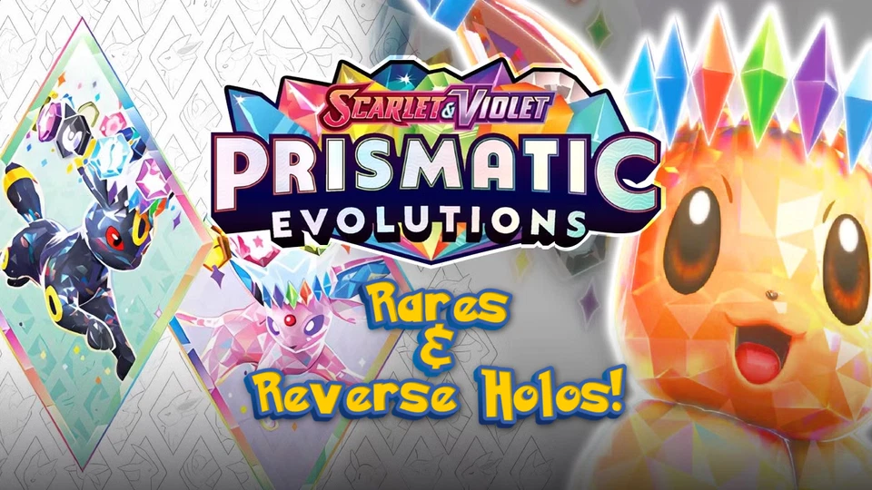 Pokemon TCG Prismatic Evolution - Choose Your Card! Rare Reverse Holo NM/M - Image 1 of 1