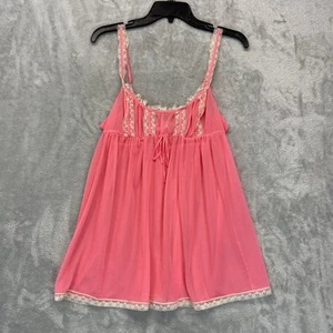 Victorias Secret Vintage Rosa Baby Doll Camicia Taglia L Bubblegum Rosa - Foto 1 di 6