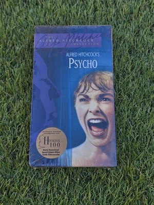 Psycho (VHS) Alfred Hitchcock Collection New Sealed Perkins Universal Watermark  - Image 1 of 4