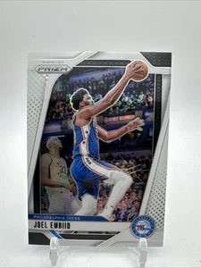 JOEL EMBIID 2024-25 PANINI PRIZM BASKETBALL WHITE 76ERS /175 - Picture 1 of 2