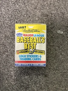 Set completo carte Fleer 1987 edizione limitata Baseball Best Sluggers Vs Pitchers - Foto 1 di 4