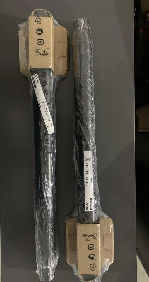 Lote de 2 patas ajustables negras Ikea Olov 302.643.01 patas nuevas 38 3/8" máx. Foto 1 de 1