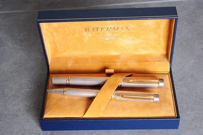 Rare Waterman Ideal Sterlingsilver Fountain Pen + Ballpoint Pen, Please read! - Bild 1 von 4