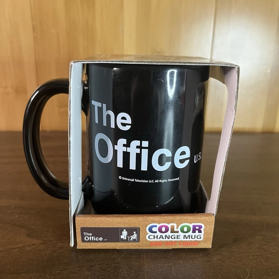 The Office 15 Oz Zak Color Change Mug See PICS Stapler in Jell-o Prank