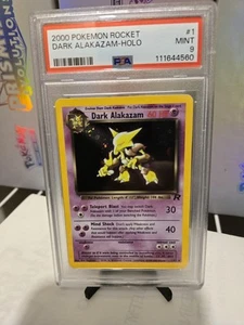 Dark Alakazam PSA 9 Mint Holo 1/82 - Picture 1 of 2
