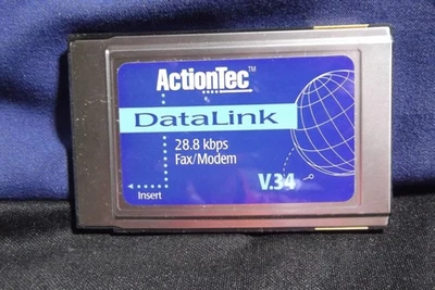 ActionTec DataLink PC CARD 28.8 Fax/Modem - EUC - Image 1 of 2