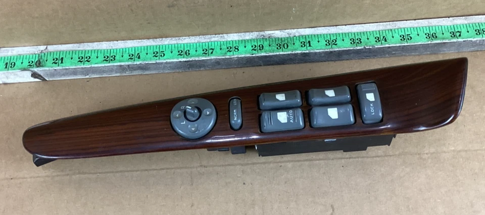 1999-2000 GMC Yukon Front Left Driver Side Master Power Window Switch Bezel Trim - Image 1 of 4