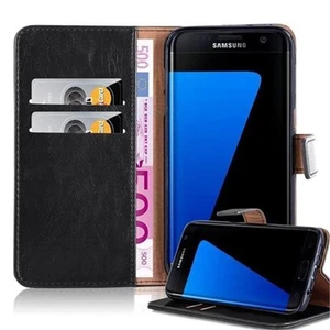 Hülle für Samsung Galaxy S7 EDGE Schutz Hülle Cover Case Tasche Etui Luxury - Bild 1 von 16