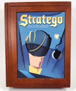 Stratego Juego Edición Estantería Caja Madera 2005 Clásico 100% Completo Usado en Excelente Condición - Imagen 1 de 10