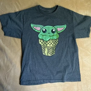 star wars yoda Ice Cream Cone shirt youth Large - Picture 1 of 4