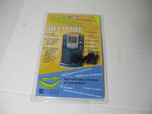 OREGON SCIENTIFIC DIGITAL VOICE RECORDER NEW SEALED BLUE Dictation & Stenography - Picture 1 of 2