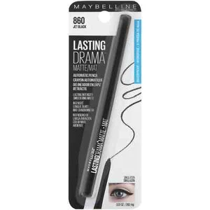 Maybelline Lasting Drama Matte Waterproof Automatic Pencil 860 jet black Smooth - Picture 1 of 1