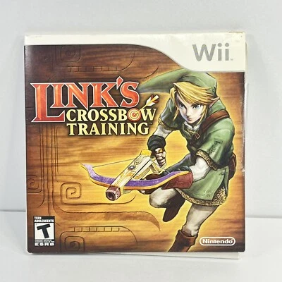 2007 LINK'S CROSSBOW TRAINING Nintendo Wii NEW Zelda Game Sleeve Sealed Archery - Image 1 of 4
