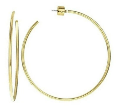 НОВЫЙ MICHAEL KORS CITYSCAPE ЦЕПОЧКИ ЗОЛОТИСТЫЙ SS ОБРУЧ СЕРЬГИ MKJ4828 РЕКОМЕНДУЕМАЯ РОЗНИЧНАЯ ЦЕНА ПРОИЗВОДИТЕЛЯ $75,00 - Изображение 1 из 4