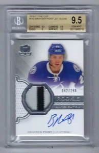2016 UD The Cup Auto/Jersey RC Brayden Point Rookie BGS 9.5 - Picture 1 of 2