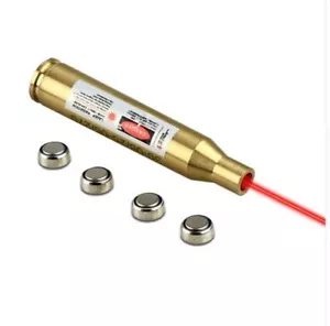 New Laser Bore Sight 30-06/.25-06/270 Caliber Red Dot Laser Sight - Picture 1 of 6