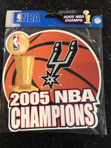 San Antonio Spurs 2005 rare Nba Championship magnet foco 6” Cover