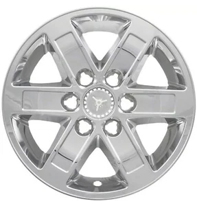 ONE CHROME WHEEL SKIN FITS 2007-2013 GMC Sierra 1500 # IMP-358X 17" 6 Lug - Picture 1 of 2