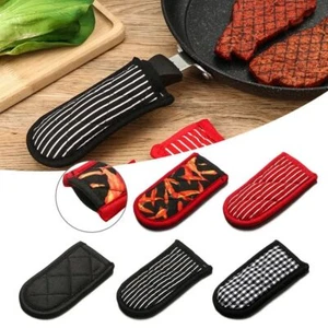 1pc Heat Resistant Handle Covers Cotton Pan Handle Sleeves Hot Handle Holders - Picture 1 of 13