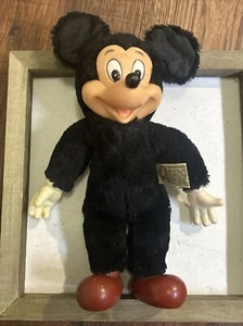 Vintage Walt Disney Applause Mickey Mouse 9” Plush/Rubber Walt Disney Production - Picture 1 of 7